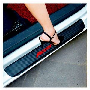 Honda Accord Carbon fiber vinyl sticker inner Door sill Protector